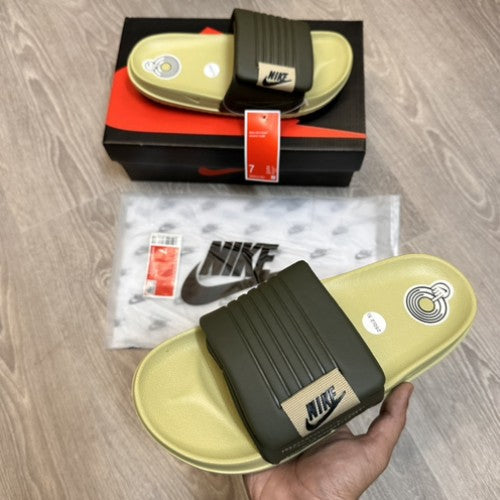 2023 Nike Offcourt Adjust Olive Green Premium Quality Slides