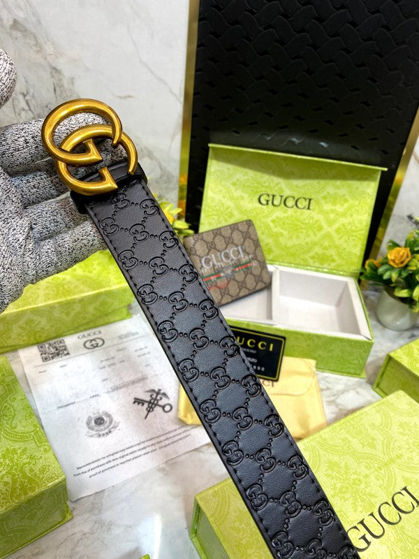 GUCCI Premium Belt & Wallet Combo C234